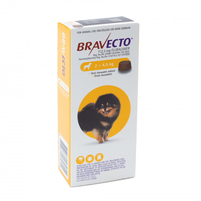Bravecto Toy 112.5mg 2-4kg
