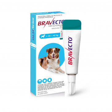 Bravecto S/ON Dog 1000mg 20-40kg Lrg