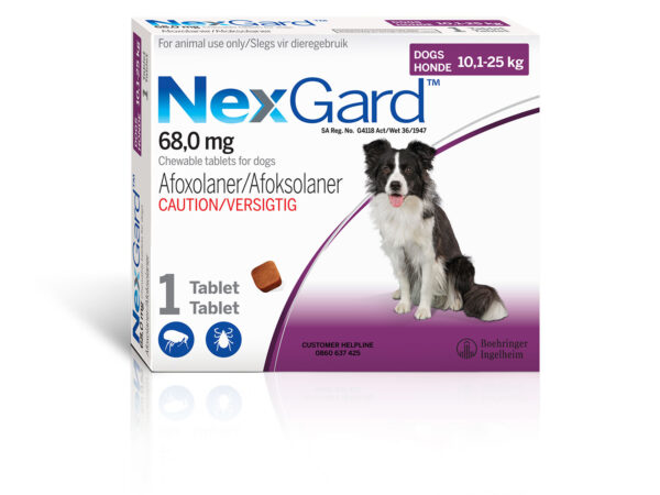 Nexgard 10-25kg Singles