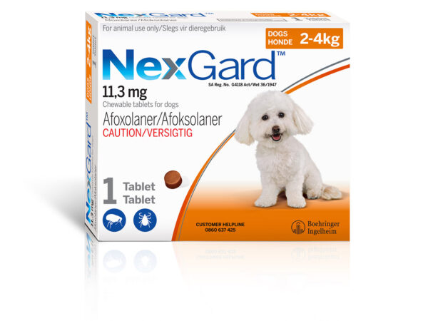 Nexgard 2-4kg Singles