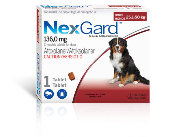 Nexgard 25-50kg Singles