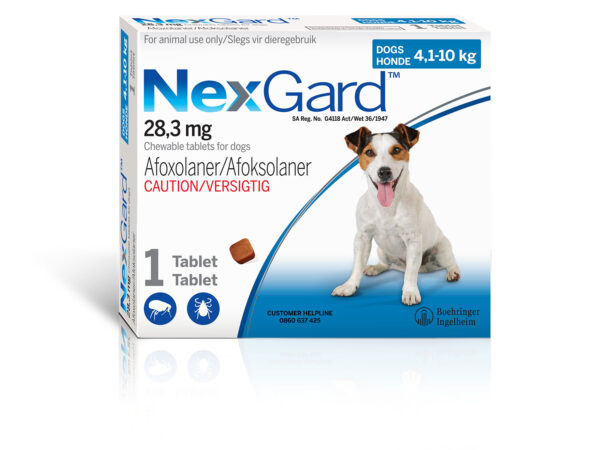 Nexgard 4-10kg Singles