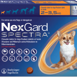 Nexgard Spectra Xs 2-3.5 Kg Singles