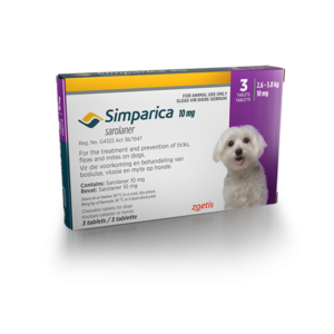 Simparica 10mg 3's - 2.5-5kg