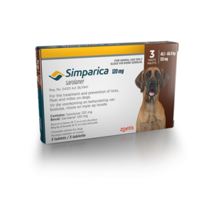 Simparica 120mg 3's - 40-60kg