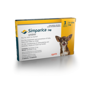 Simparica 5mg 3's - 1.3-2.5kg
