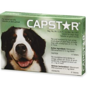 Capstar Tabs 57mg Lrg 6's (Green)