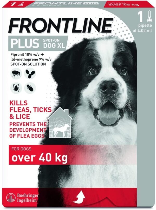 Frontline Plus Dog Xl 40-60kg 3's