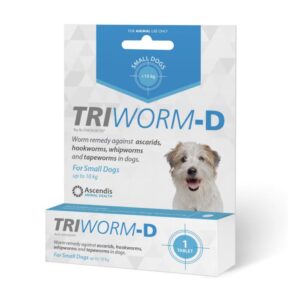 Tri-Worm-D Dog Tabs 1's Sml 0-10kg