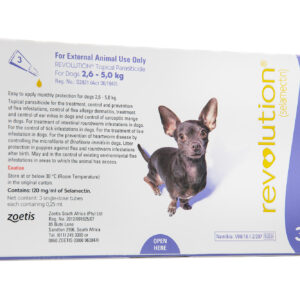Revolution Dog S 2.6-5kg 3s .25ml Pink