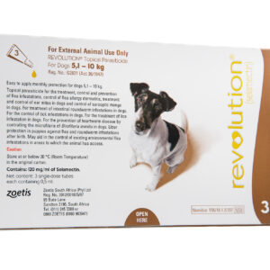 Revolution Dog M 5.1-10kg 3s .5ml Brown