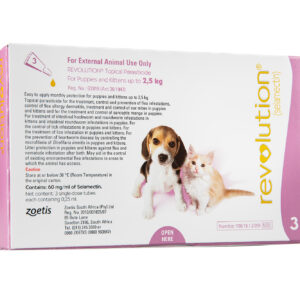 Revolution Pup+Kit 0 25ml Pink 3s (Vet)