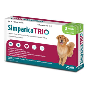 Simparica Trio 20.1kg - 40kg 3 Pack