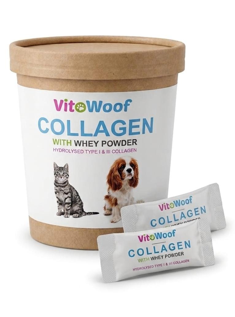 Vitowoof Collagen with Whey Powder